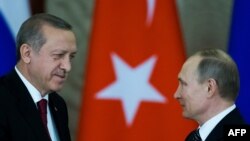 Vladimir Putin və Recep Tayyip Erdogan