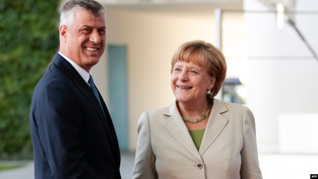 Hašim Tači i Angela Merkel