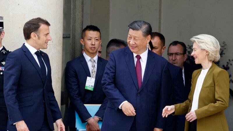 მაკრონი, ფონ დერ ლაიენი ჩინეთს მოუწოდებენ რუსეთზე ზეწოლა განახორციელოს უკრაინის საკითხზე
