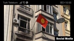 Кыргызстандын консулдугу өрттөн кийин. Стамбул