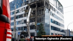 Наслідки одного з влучань у Києві, вересень 2026 року