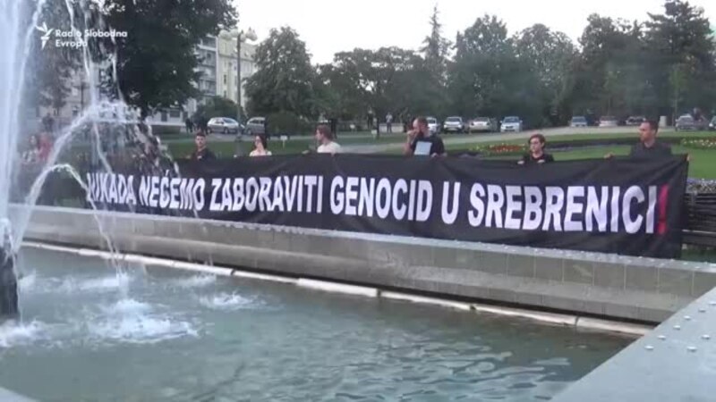 Sveće za srebreničke žrtve bez predsednika i premijerke Srbije