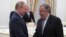 Встреча президента России Владимира Путина и генерального секретаря ООН Антониу Гутерриша в 2018 году в Москве (Архивное фото)