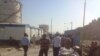 Iran - Mahshahr: contract workers on strike in a petrochemical project in Mahshahr.