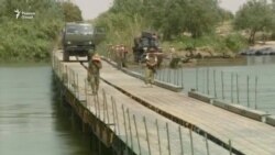 Сарбозони Русия дар давоми 48 соат дар болои рӯди Фурот пул бунёд намуданд