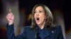 US Vice President and 2024 Democratic presidential candidate Kamala Harris speaks on the fourth and last day of the Democratic National Convention (DNC) at the United Center in Chicago, Illinois, on August 22, 2024.