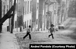 Strada Ecoului din zona cunoscută azi drept Uranus, unde a fost construită Casa Republicii.