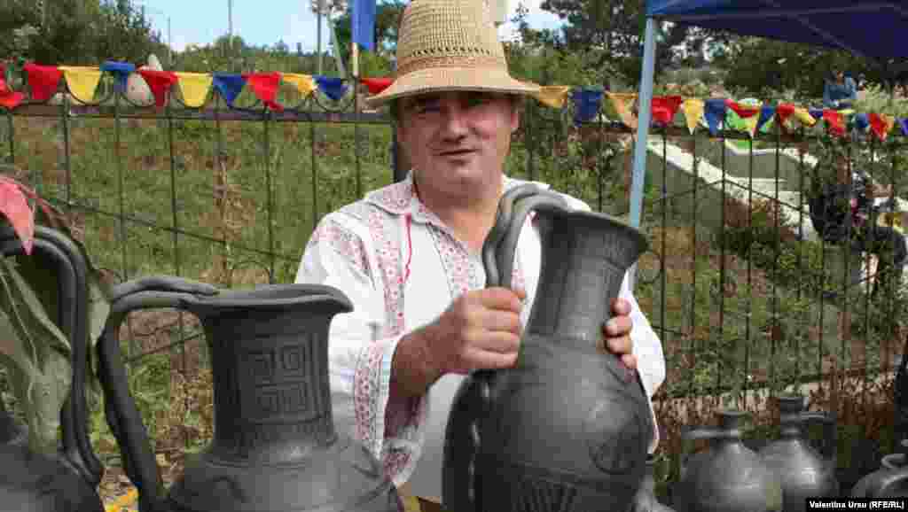 Zaharia Triboi comes from a family of potters but is the last to practice the craft. His ceramics have been offered as gifts to visiting heads of state. 