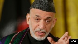 حامد کرزی رییس جمهور افغانستان 