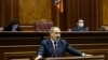 ARMENIA -- Armenian Prime Minister Nikol Pashinian addresses the parliament in Yerevan, November 16, 2020