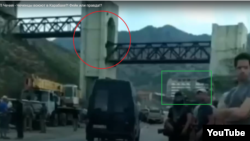 Фрагмент відео, на якому йдеться про участь чеченців у конфлікті в Нагірному Карабасі