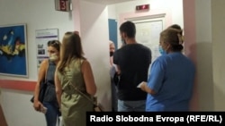 Гужва во Клиничкиот Центар во Скопје „Мајка Тереза“ 