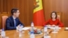 Maia Sandu, asistată de ministrul de Externe, Mihai Popșoi, a avut o videoconferință cu ambasadorii R. Moldova, la care a trasat principalele obiective ale politicii externe a țării pentru anul viitor, 21 decembrie 2024.