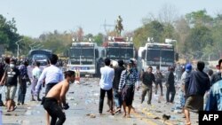 Protestat kundër puçit ushtarak në Mianmar.