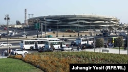 Azerbaijan -- The Olympic Stadium in Baku built for the 2015 European Games, August 2014.