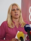Bosnia-Herzegovina - Zeljka Cvijanovic, member of Presidency of Bosnia and Herzegovina and vicepresident of the Alliance of Independent Social Democrats (SNSD), Banjaluka, 4Aug2025