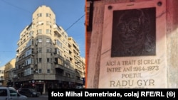 O placă comemorativă pentru Radu Gyr a fost montată în centrul Capitalei, în clădirea în care era apartamentul pe care acesta l-a primit ca urmare a colaborării cu fosta Securitate.