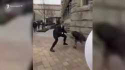 «Բաքվի ռեժիմն իր բռնապետությունը բերել է Վաշինգտոն». Ալիևի թիկնապահները ցուցարարների են ծեծել