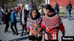 Гренландиянын түпкүлүктүү инуит калкынын өкүлдөрү 