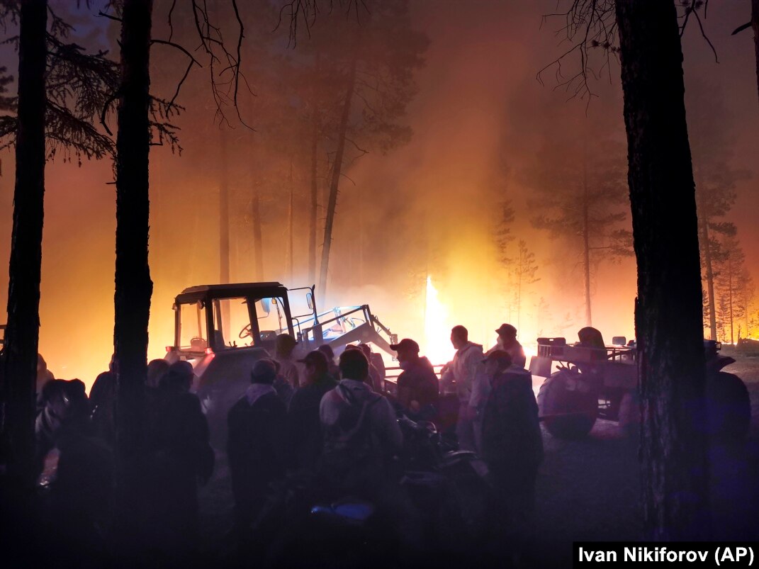 Raging Wildfires Sweep Across Siberia, Shrouding Region In Smoke