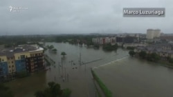 Përmbytjet në Hjuston - pamje nga droni