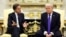 Генеральний секретар НАТО Марк Рютте і президент США Дональд Трамп у Білому домі
