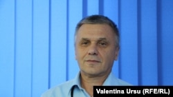 Igor Boțan în studioul Europei Libere, Chișinău 