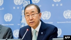 UN Secretary General Ban Ki-moon (file photo)