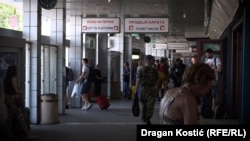 Autobuska stanica u Beogradu za vreme pandemije COVID-19, 9. jul 2021. 