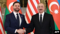 აშშ-ის ვიცეპრეზიდენტი ჯეი დი ვენსი და აზერბაიჯანის პრეზიდენტი ილჰამ ალიევი. ბაქო. 10 თებერვალი, 2026