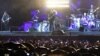 Armenia - Rock singer Serj Tankian (C) and other members of the System of a Down band give a concert in Yerevan's Republic Square, 23Apr2015.