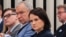 Арцём Брухан, Павал Латушка і Сьвятлана Ціханоўская на V Канфэрэнцыі беларусаў і беларусак сьвету