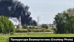 Пожар на ЛПДС "Нурлино", 13 мая 2026 года 