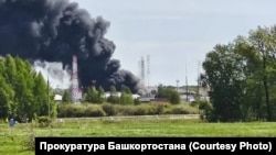 Пожар на объекте "Транснефти", село Нурлино, Башкортостан, 13 мая 2026 года