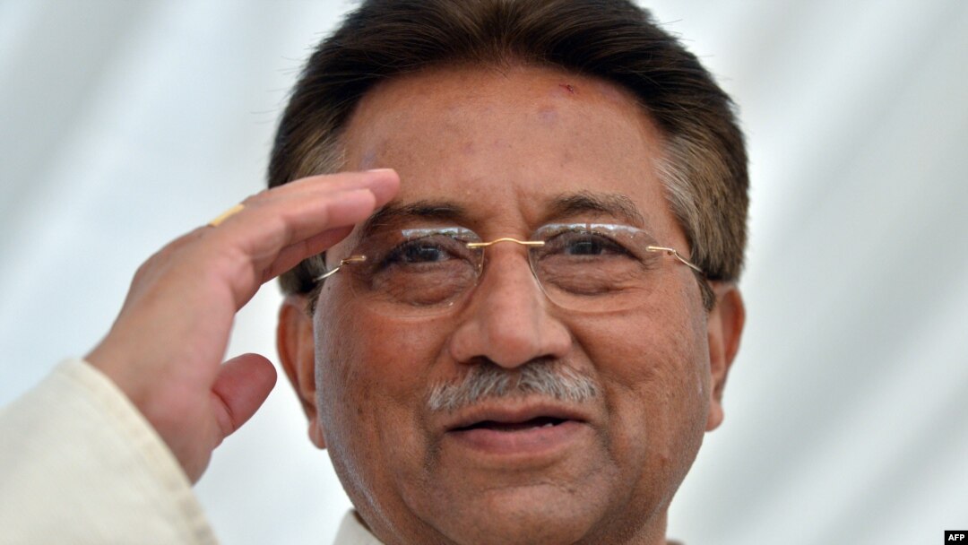 Former Pakistani President Pervez Musharraf