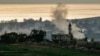 Smoke rises from a site targeted by Israeli artillery in the village of Zawtar El Charkiyeh in southern Lebanon on March 25.