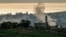 Smoke rises from a site targeted by Israeli artillery in the village of Zawtar El Charkiyeh in southern Lebanon on March 25.