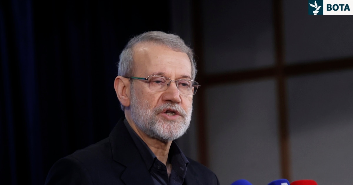 Pas luftës 12 ditëshe  Irani rikthen politikanin veteran  Ali Larijani