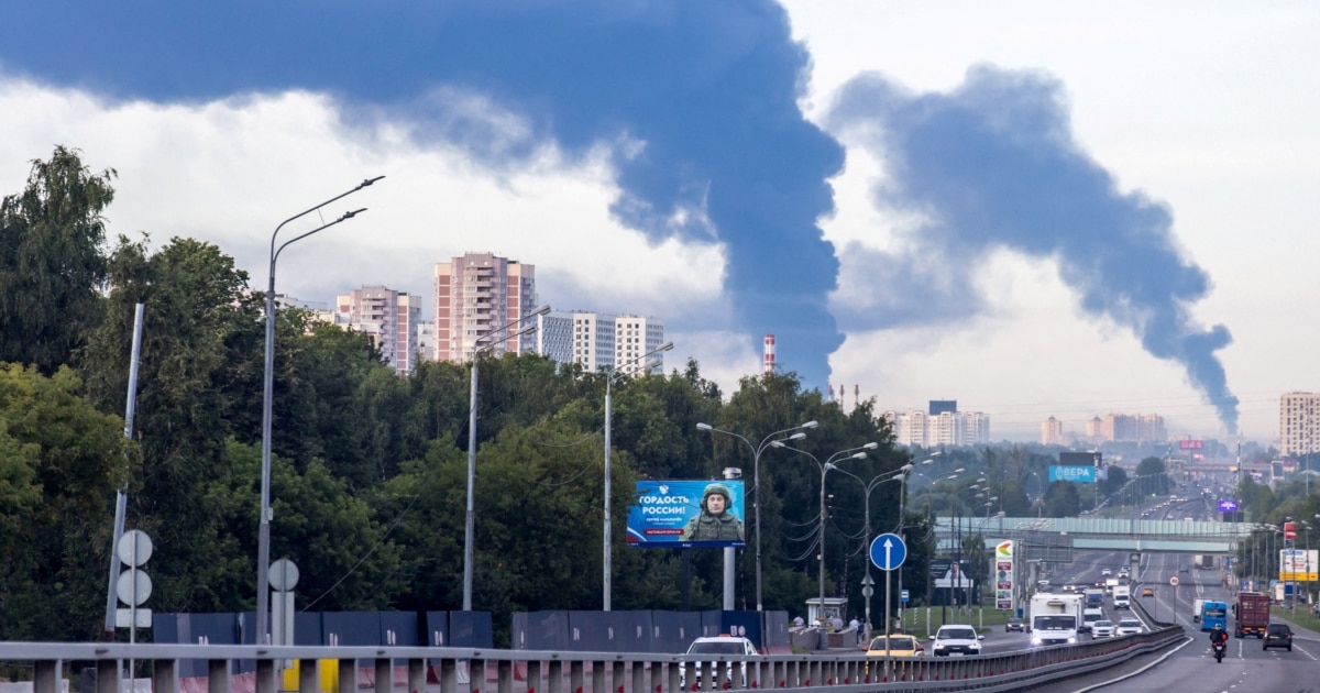 Rusia dhe Ukraina sulmojnë njëra tjetrën me dronë