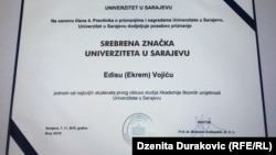 Diploma Edisa Vojića, 2016.