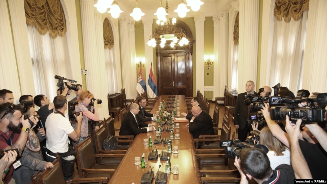 Konsultacije o novoj Vladi, Aleksandar Vučić i Ivica Dačić