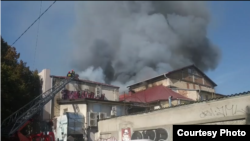 Incendiu la Filarmonica Națională