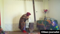 Комната дома в провинции с газовой печкой «джейран»