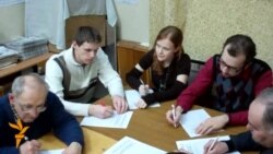 Дыктоўка на сядзібе ТБМ у Менску