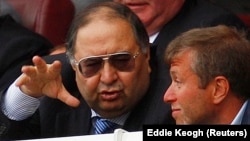 Orsýetli milliarder Alier Usmanow we Roman Abramowiç