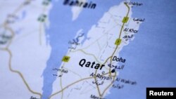 Qatar xaritasi.