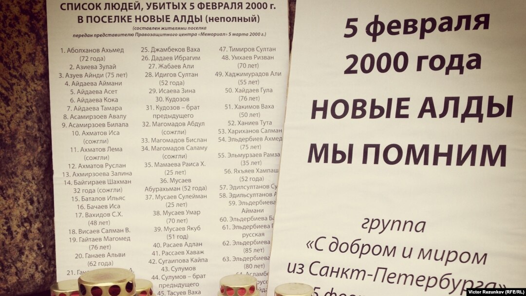 Нохчийчуьрчу БухIан-юьртахь Оьрсийчоьнан салташа маьрша адамаш дайар дагалецира ПетарбургIерчу юкъараллан жигархоша. 2015 шо.