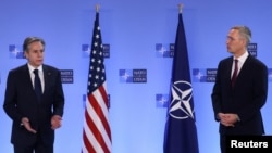 Američki državni sekretar Anthony Blinken i generalni sekretar NATO-a Jens Stoltenberg u Briselu, 4. mart 2022.