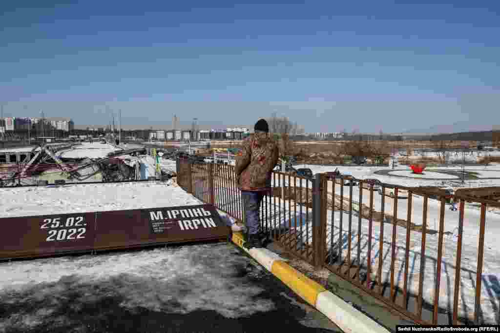 В Ірпені біля Романівського мосту відбулися траурні заходи