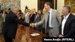 Konsultacije predsednika Srbije sa članovima Srpske napredne stranke